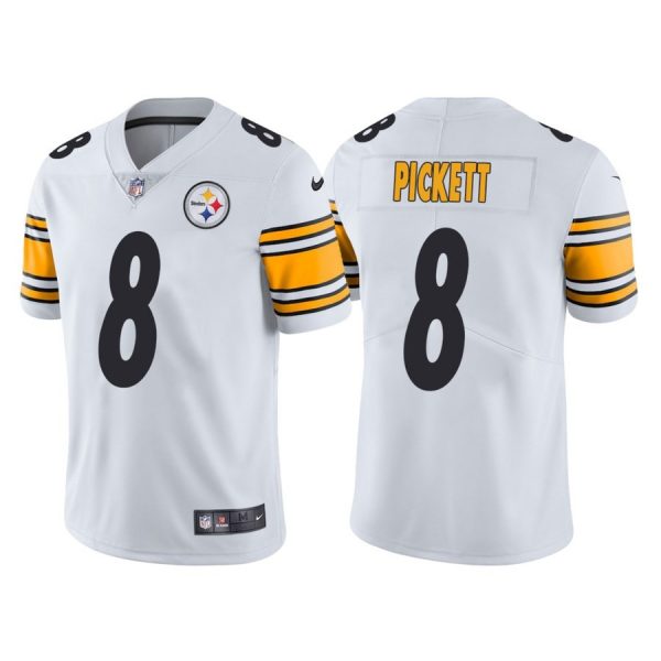 Nike Steelers Men & Women & Youth 8 Kenny Pickett White 2022 NFL Draft Vapor Untouchable Limited Jersey,We sell and wholesale Nike Steelers Men & Women & Youth 8 Kenny Pickett White 2022 NFL Draft Vapor Untouchable Limited Jersey on line form chian!